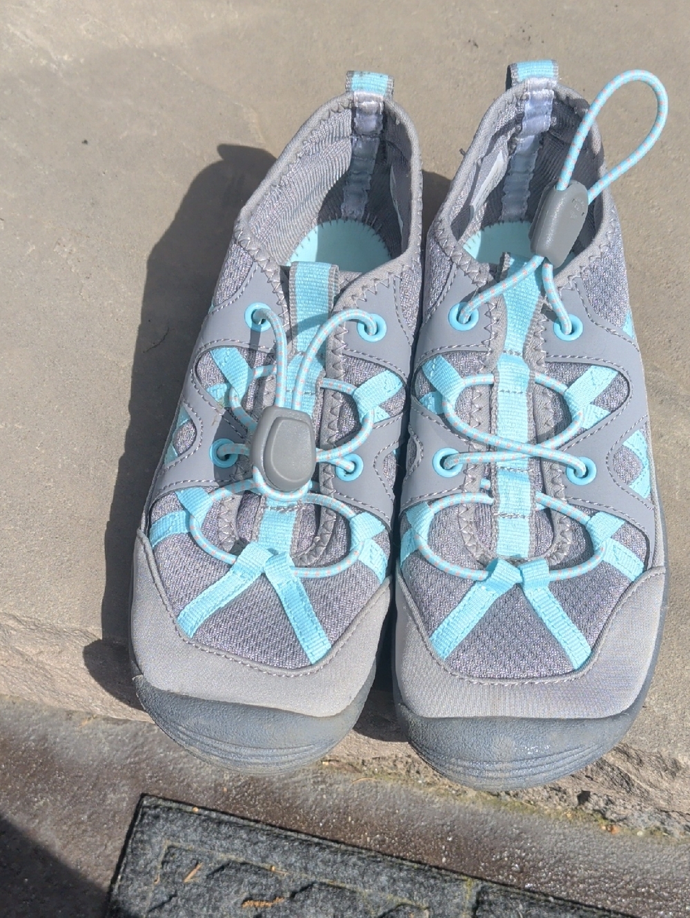 Merrell Youth Gray Slip-On Water Shoe with Aqua Insole